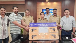 History-Sheeter Arrested In Pimpri Chinchwad With Four Pistols And Live Cartridges