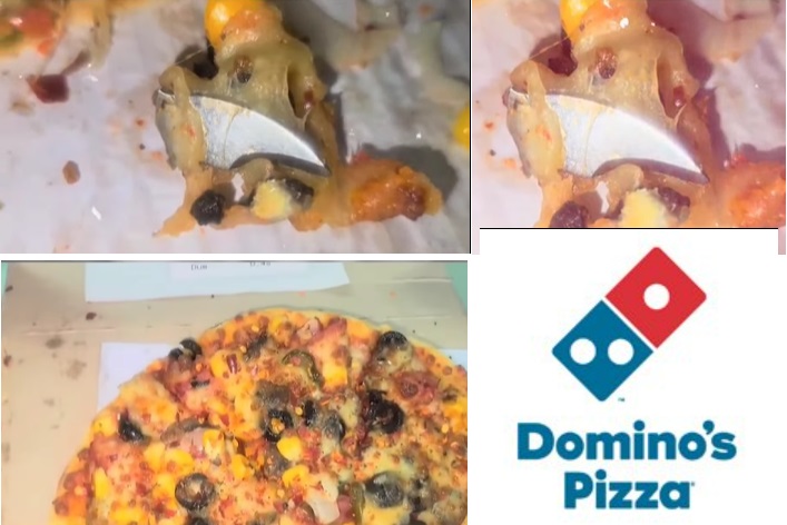 Knife Fragment Found in Domino's Pizza Delivered to Customer in Pimpri Chinchwad