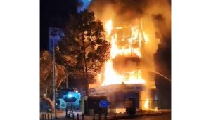 Late-Night Fire Destroys Shops in Pimple Saudagar