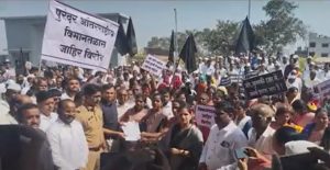 Massive Protests Erupt in Purandar Over Proposed Land Acquisition