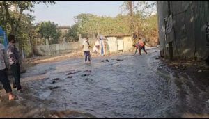 Massive Water Loss As PCMC Pipeline Breaks In Pimpri Chinchwad