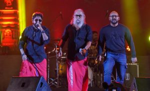 Thaikudam Bridge performing during 18th Vasantotsav at Suryakant Kakade Farms, Kothrud today (5)