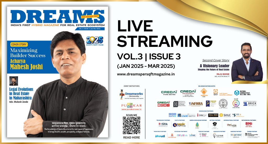 Dreams Per Square Feet Magazine Unveils Visionary New Year Edition 2025 ...