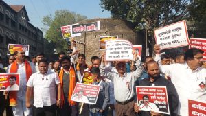 maratha community demands death penalty for beed sarpanch murder accused