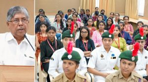 Chandrakant Patil at Garware College