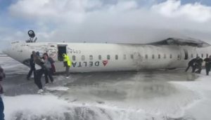Horrific Delta Plane Crash At Toronto Airport