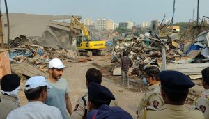 PCMC Cracks Down on 222 Unauthorized Constructions in Kudalwadi