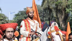 Shiv Jayanti celebration at 'MIT ADT' University