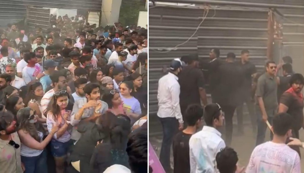 Chaos at Holi Concert in Kharadi