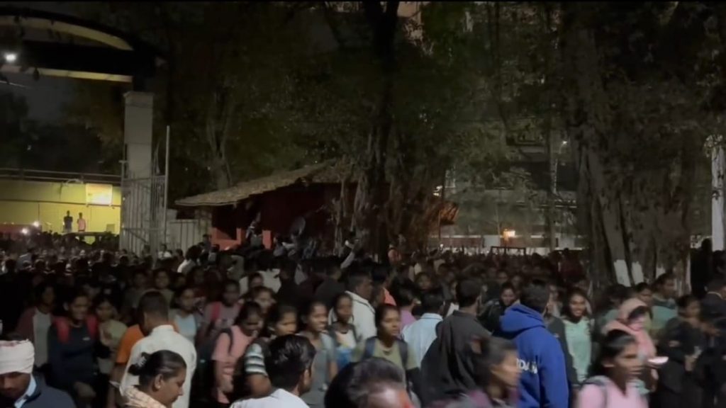 Chaos at Recruitment Drive as Gate Breaks