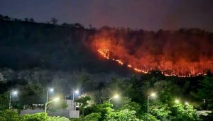Grass Fire on Hinjawadi Phase 3 Hill Raises Concerns