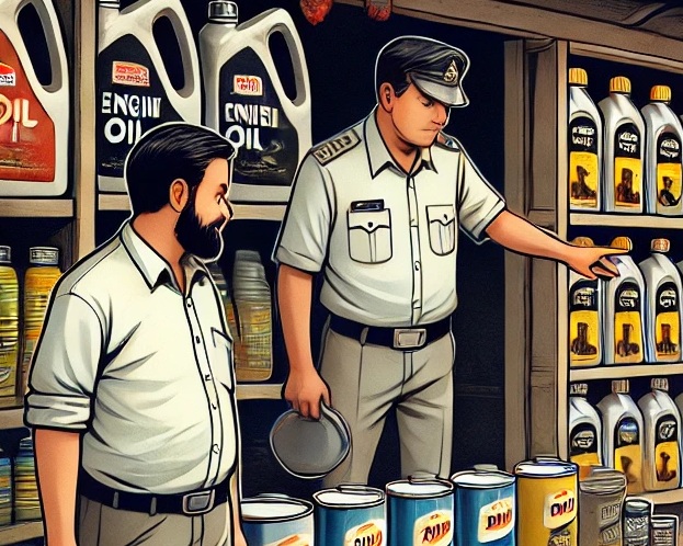 fake engine oil