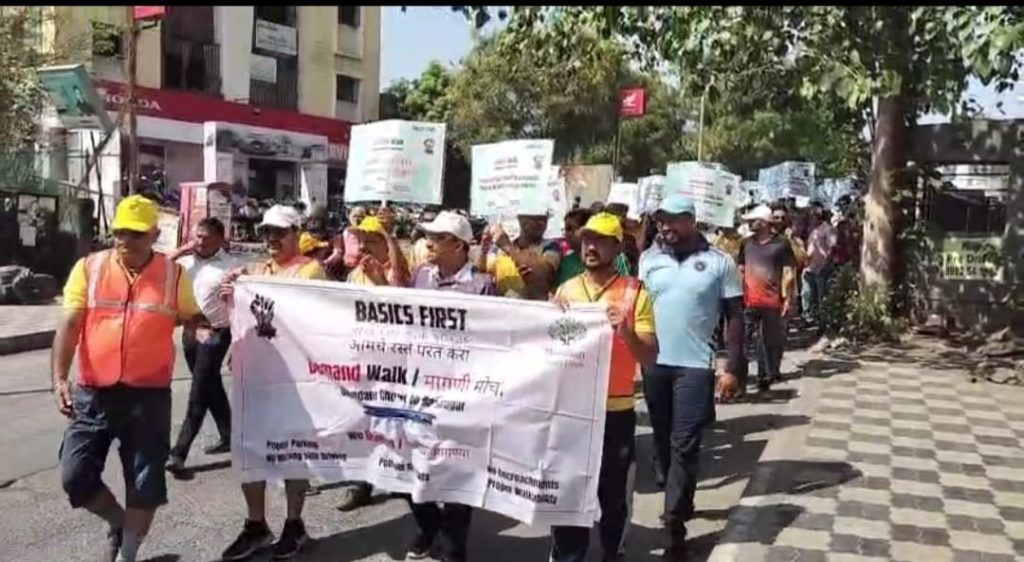 Bavdhan Residents Demand Basic Civic Amenities in Silent March