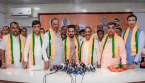 Former Cricketer Kedar Jadhav Joins BJP