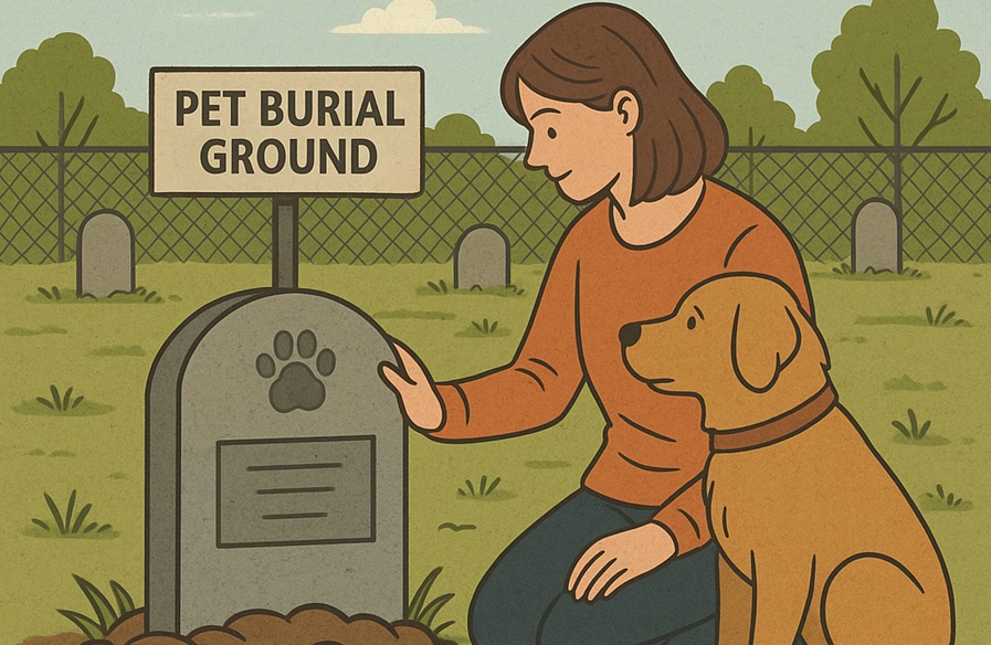 Pet animal burial cemetry