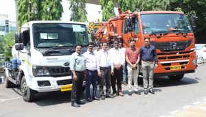 Two new recycle vehicles strengthen PCMC’s sewerage management system