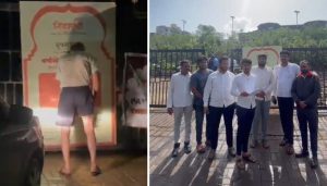 Elderly Couple Booked for Allegedly Insulting Shivshrusti Memorial Board in Pune