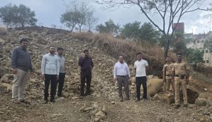 Excavation hill in Bibvewadi Pune