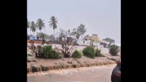 Flooding on Solapur highway