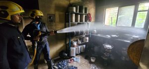 Gas Leak Triggers Fire in Aundhgaon House