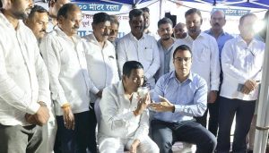MLA Pathare Ends Hunger Strike After 12 Hours