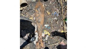 Old Bomb Shell Recovered Near Pimpri Station