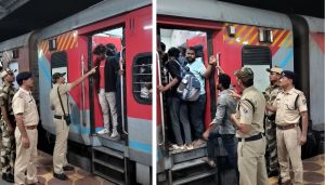 105 Passengers Fined for Footboard Travelling in Trains
