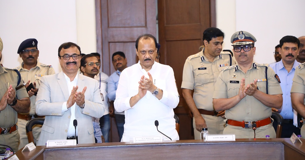 Amitesh kumar with Ajit Pawar