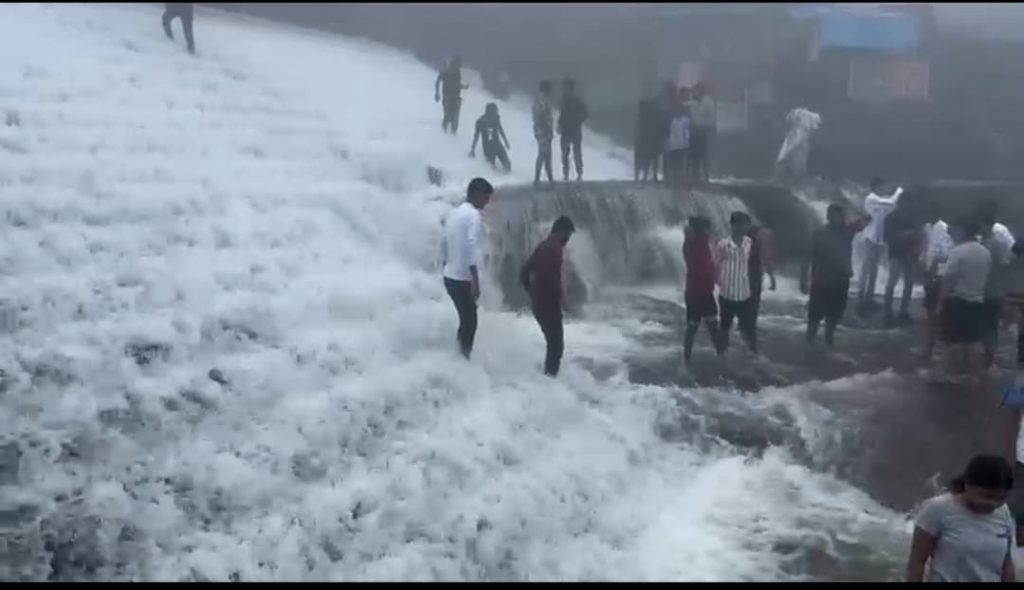 Ban at Bhushi Dam