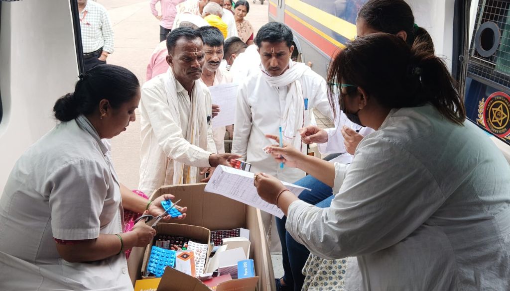 Conducted Free Medical Camp for Palkhi Devotees