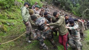 Landslide Hits Indian Army Camp in Sikkim