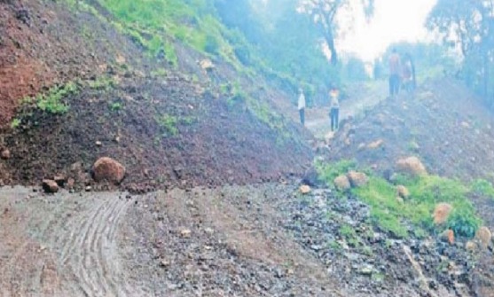 Landslide in Pasarwadi near Malin