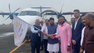 Mohol flags off FLY91's inaugural flight from Solapur to Goa
