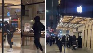 Violence Erupts in Downtown Los Angeles as Apple Store