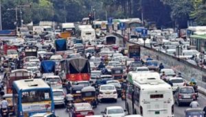 Wagholi traffic jam