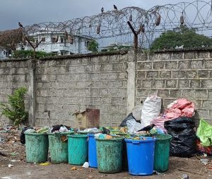 Garbage waste collection near Pune airport in Lohgaon Gurudwara Colony