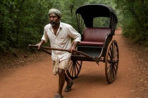 Hand-Pulled Tourist Carts
