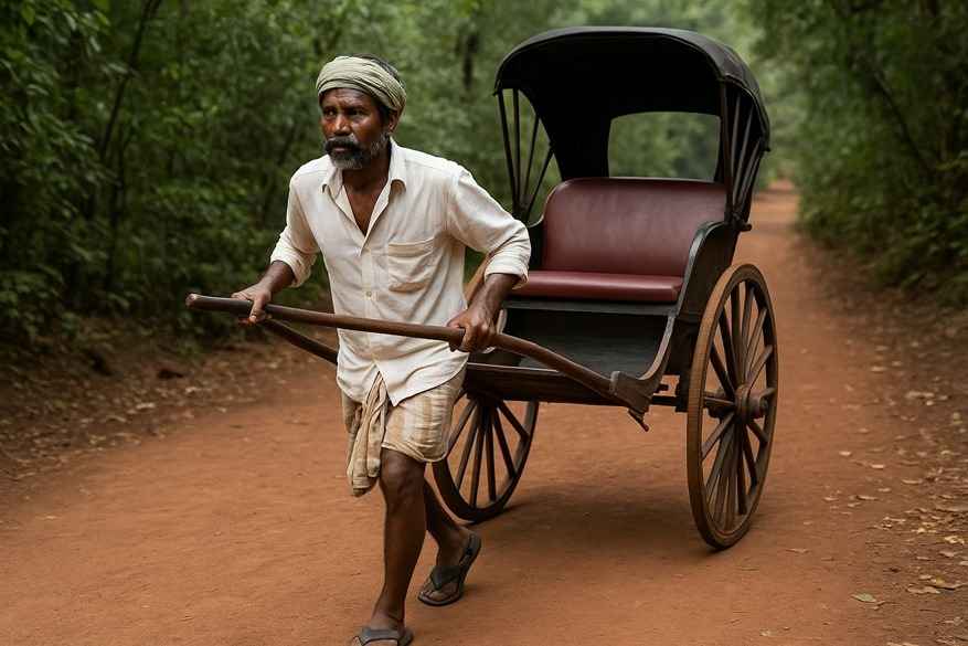 Hand-Pulled Tourist Carts