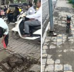 Kalyani Nagar Footpath Revamp: MLA Pathare Action Improves Pedestrian Safety in Pune Suburb
