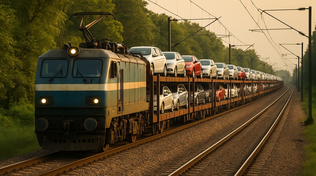 Konkan Railway RO RO car transport to Goa