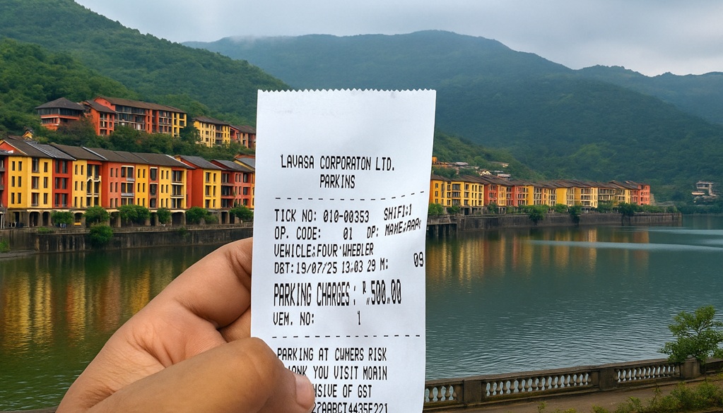 Lavasa charging Rs 500 parking fee