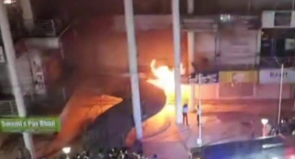 Massive Fire Breaks Out Near Elpro Mall in Pimpri-Chinchwad