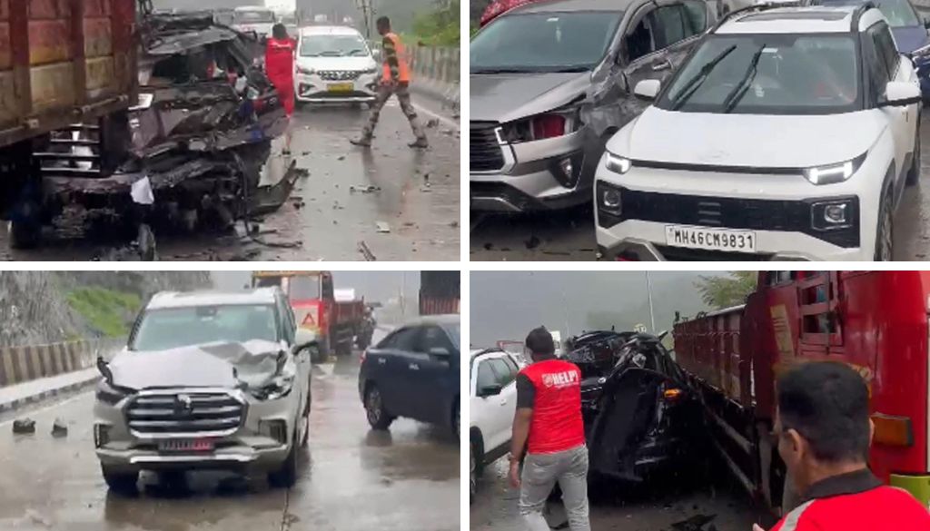 Massive Multi-Vehicle Collision on Mumbai-Pune Expressway Near Khopoli