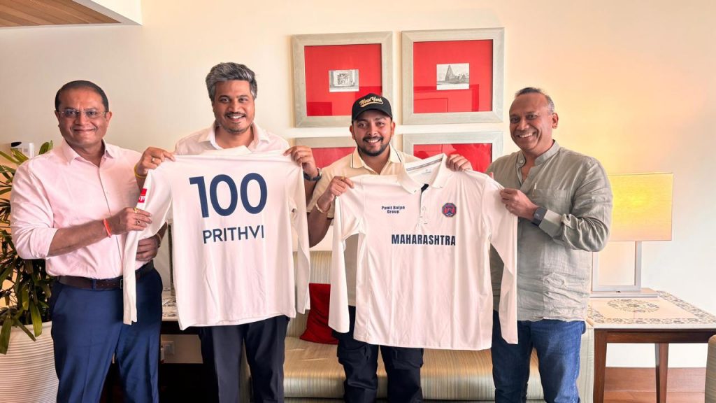 Prithvi Shaw Joins Maharashtra Cricket Team