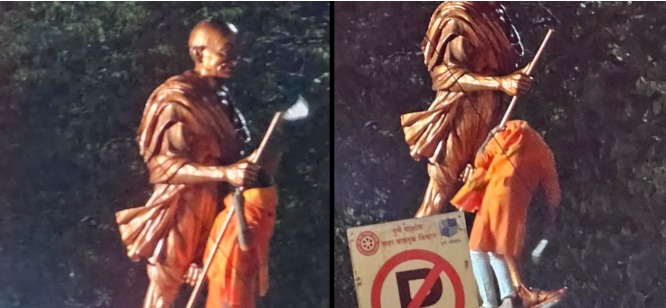 Pune Court Sentences Mahatma Gandhi Statue Vandal to Jail and Fine for Contempt