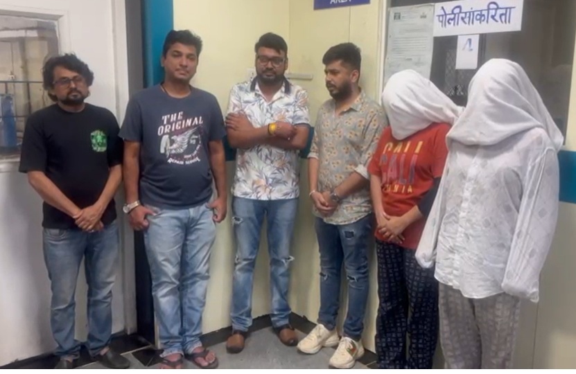 Pune drugs party busted in Kharadi