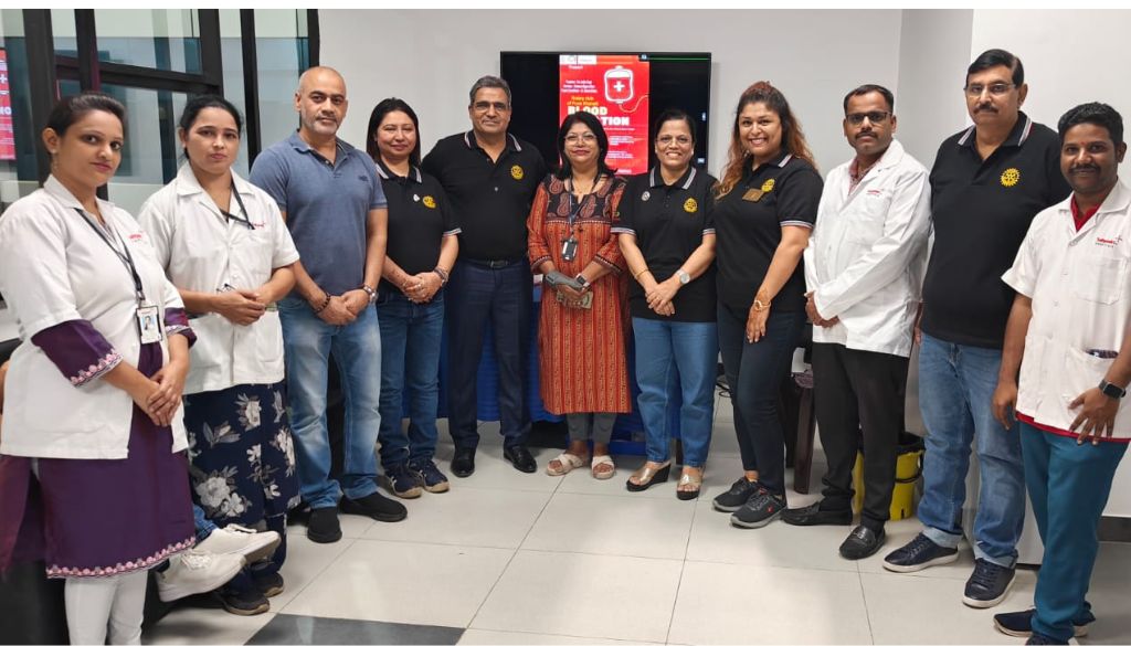 Rotary Club of Pune Kharadi Organizes Blood Donation Camp