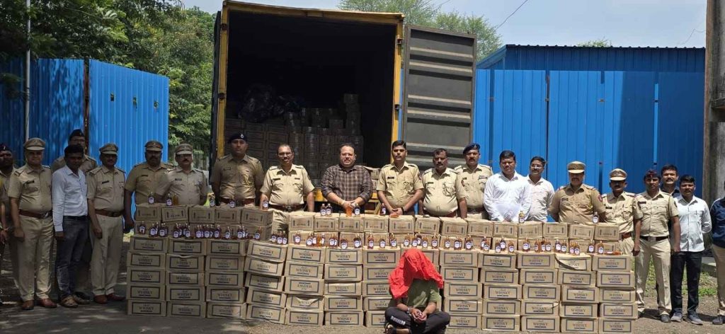 Smuglled Liquor Worth Over Rs 1.33 Crore Seized by Pune Excise Department