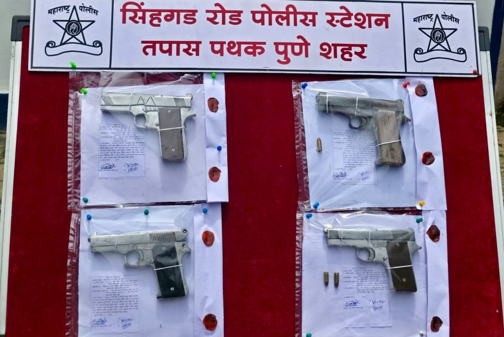 Three Held with Illegal Firearms, Including Minor with Criminal Record