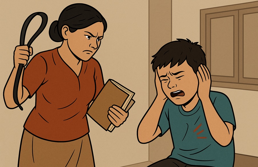 teacher beat assault student